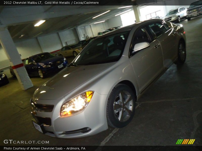 Gold Mist Metallic / Cocoa/Cashmere 2012 Chevrolet Malibu LT