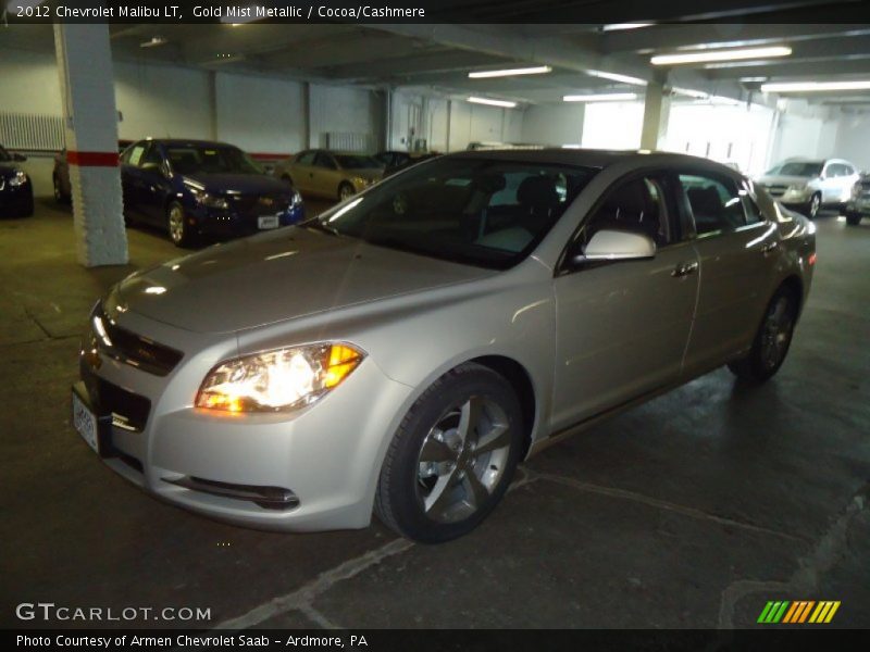 Gold Mist Metallic / Cocoa/Cashmere 2012 Chevrolet Malibu LT