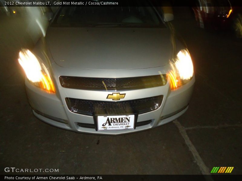 Gold Mist Metallic / Cocoa/Cashmere 2012 Chevrolet Malibu LT