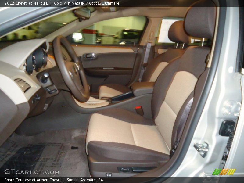 Gold Mist Metallic / Cocoa/Cashmere 2012 Chevrolet Malibu LT