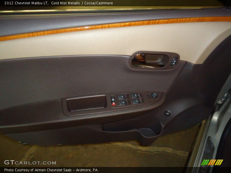 Gold Mist Metallic / Cocoa/Cashmere 2012 Chevrolet Malibu LT