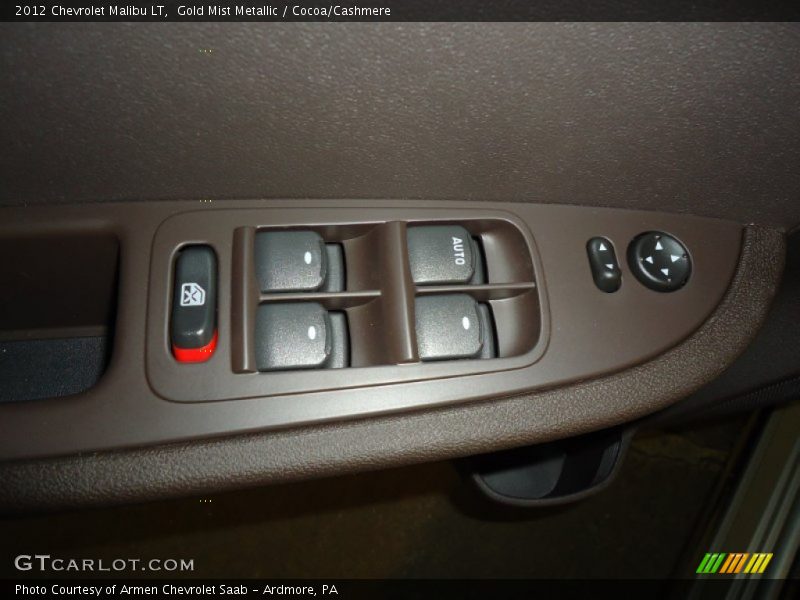Gold Mist Metallic / Cocoa/Cashmere 2012 Chevrolet Malibu LT