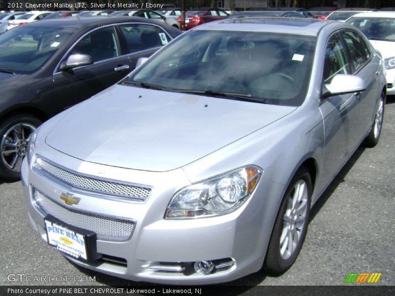 Silver Ice Metallic / Ebony 2012 Chevrolet Malibu LTZ