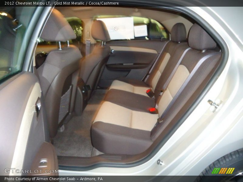 Gold Mist Metallic / Cocoa/Cashmere 2012 Chevrolet Malibu LT