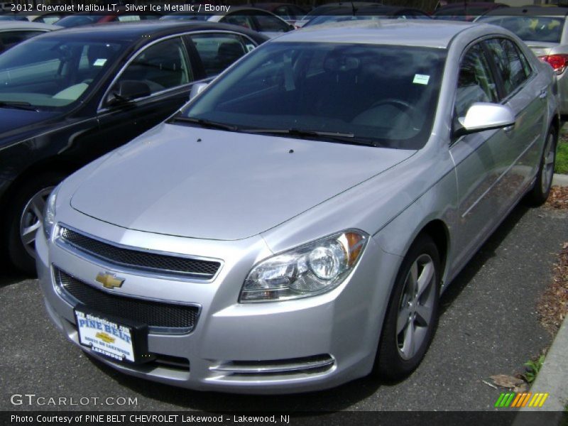 Silver Ice Metallic / Ebony 2012 Chevrolet Malibu LT