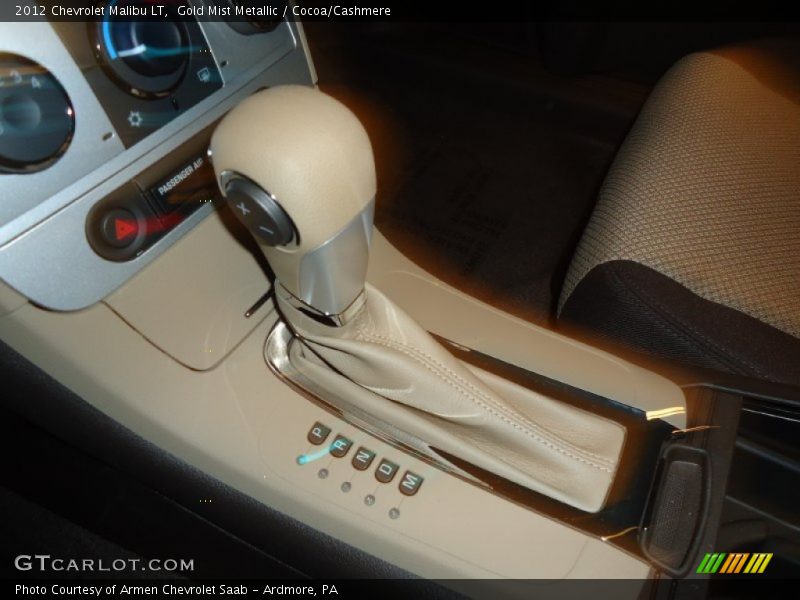  2012 Malibu LT 6 Speed Automatic Shifter