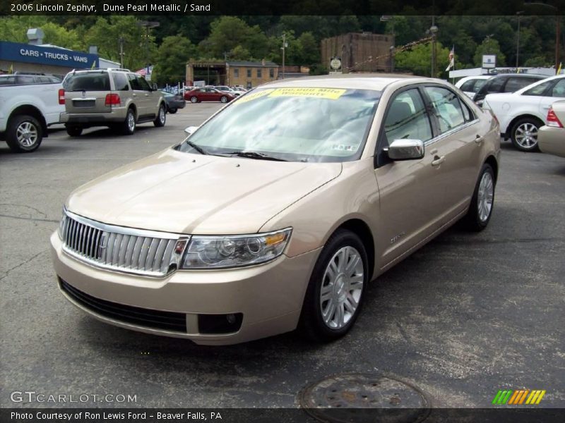 Dune Pearl Metallic / Sand 2006 Lincoln Zephyr