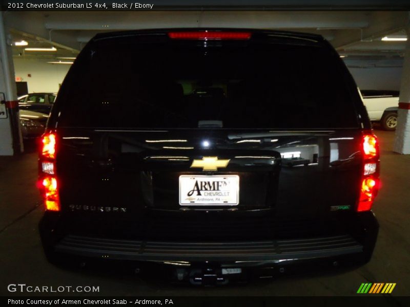 Black / Ebony 2012 Chevrolet Suburban LS 4x4