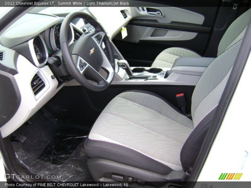 Summit White / Light Titanium/Jet Black 2012 Chevrolet Equinox LT