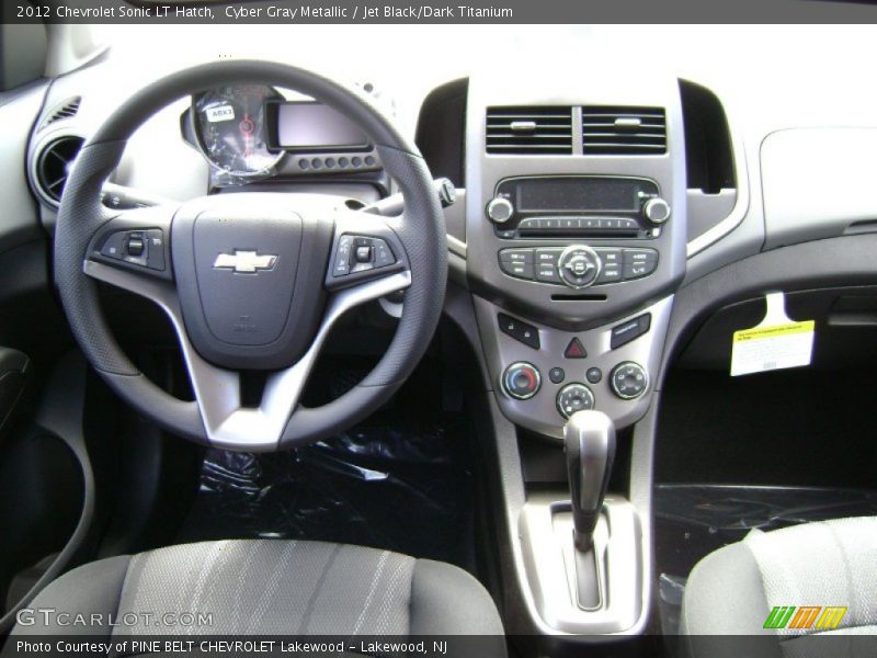 Cyber Gray Metallic / Jet Black/Dark Titanium 2012 Chevrolet Sonic LT Hatch