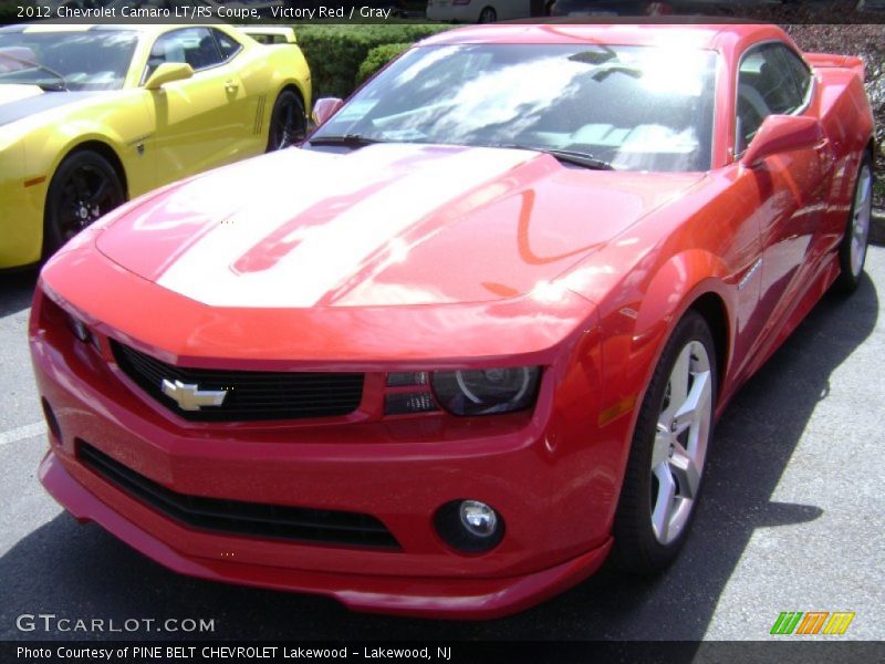 Victory Red / Gray 2012 Chevrolet Camaro LT/RS Coupe