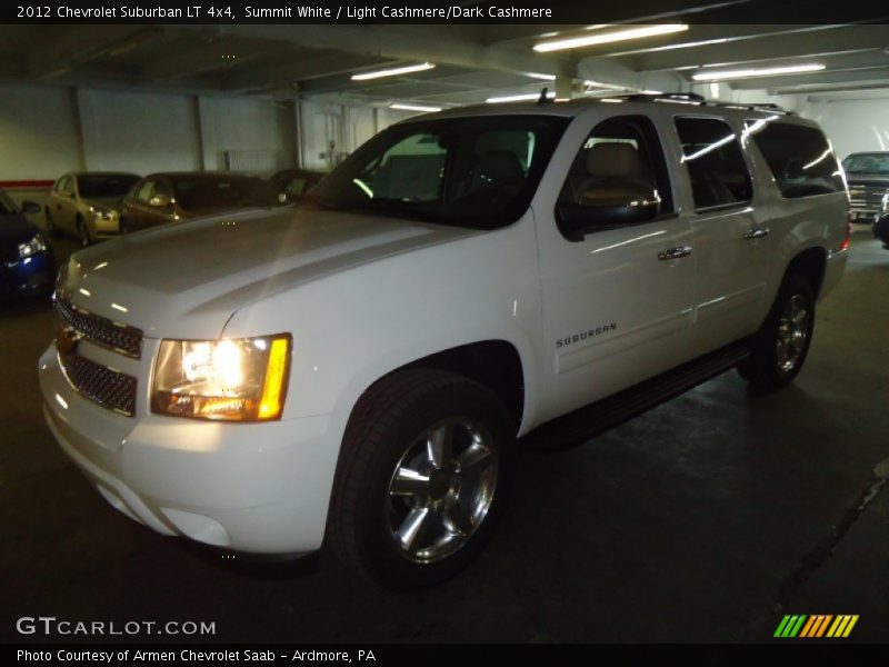 Summit White / Light Cashmere/Dark Cashmere 2012 Chevrolet Suburban LT 4x4