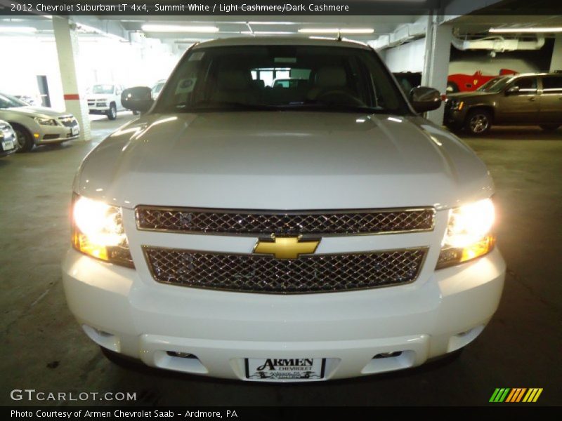 Summit White / Light Cashmere/Dark Cashmere 2012 Chevrolet Suburban LT 4x4
