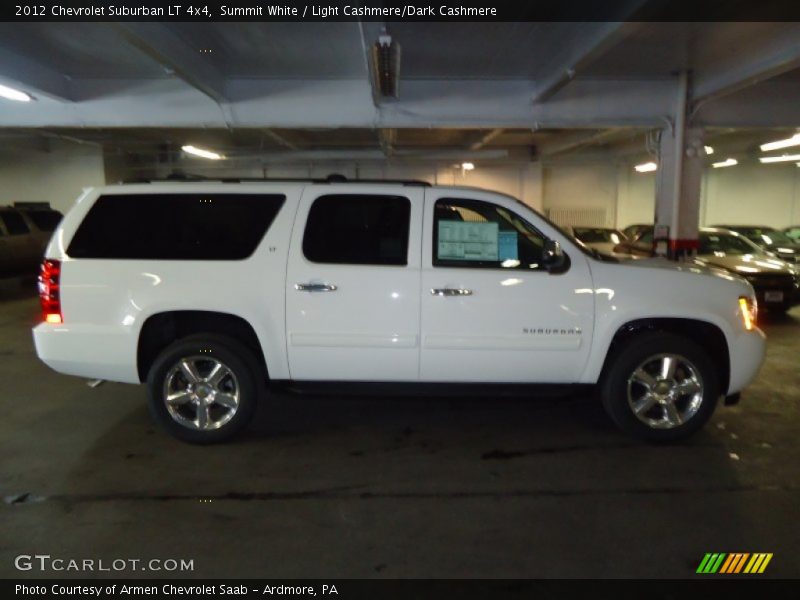 Summit White / Light Cashmere/Dark Cashmere 2012 Chevrolet Suburban LT 4x4
