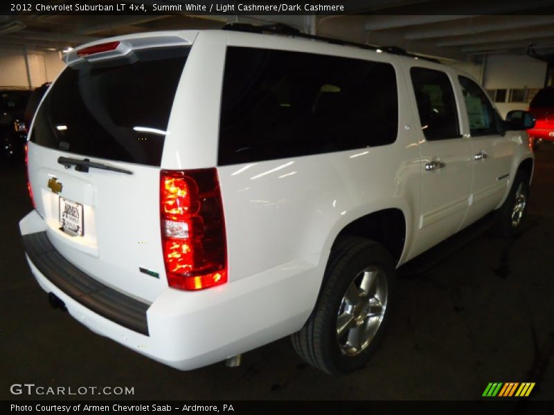 Summit White / Light Cashmere/Dark Cashmere 2012 Chevrolet Suburban LT 4x4