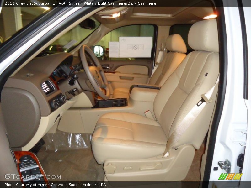 Summit White / Light Cashmere/Dark Cashmere 2012 Chevrolet Suburban LT 4x4