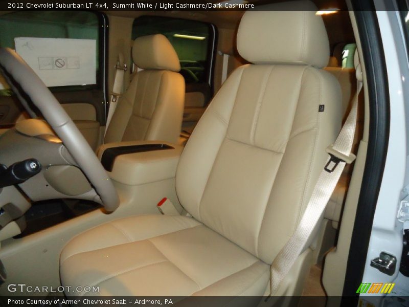 Summit White / Light Cashmere/Dark Cashmere 2012 Chevrolet Suburban LT 4x4