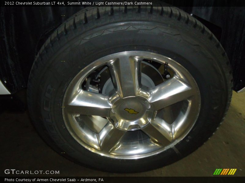Summit White / Light Cashmere/Dark Cashmere 2012 Chevrolet Suburban LT 4x4