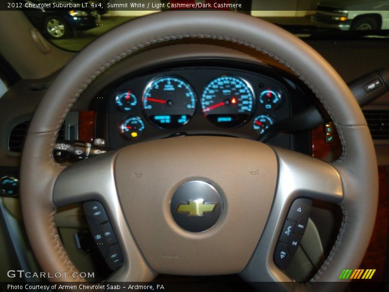 Summit White / Light Cashmere/Dark Cashmere 2012 Chevrolet Suburban LT 4x4