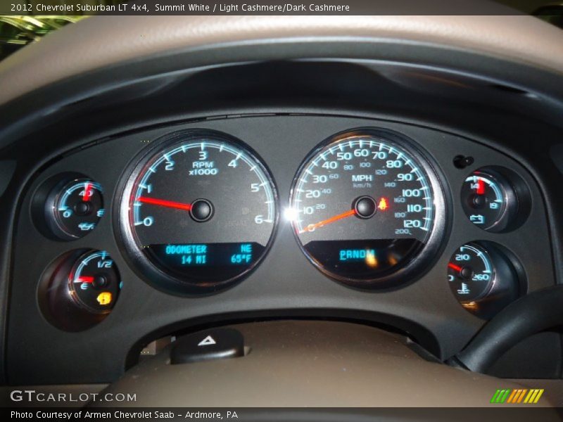 Summit White / Light Cashmere/Dark Cashmere 2012 Chevrolet Suburban LT 4x4