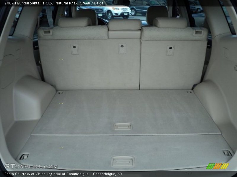 Natural Khaki Green / Beige 2007 Hyundai Santa Fe GLS