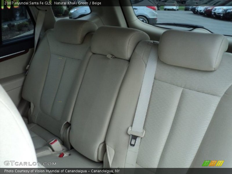 Natural Khaki Green / Beige 2007 Hyundai Santa Fe GLS