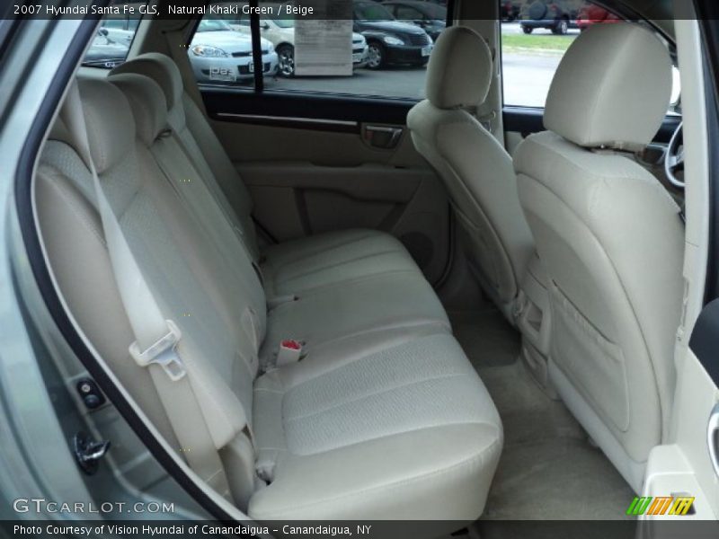 Natural Khaki Green / Beige 2007 Hyundai Santa Fe GLS