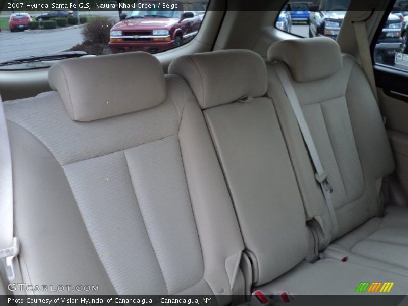 Natural Khaki Green / Beige 2007 Hyundai Santa Fe GLS