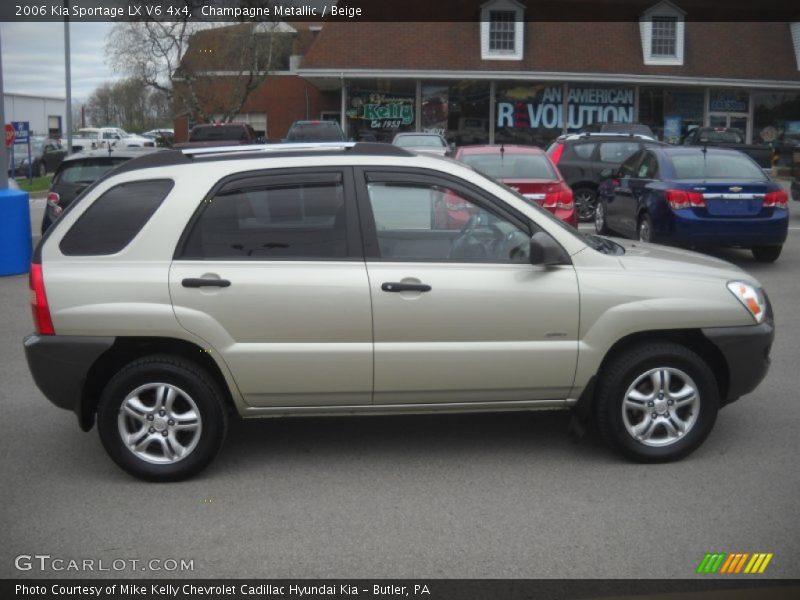 Champagne Metallic / Beige 2006 Kia Sportage LX V6 4x4