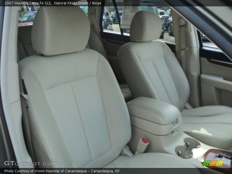 Natural Khaki Green / Beige 2007 Hyundai Santa Fe GLS
