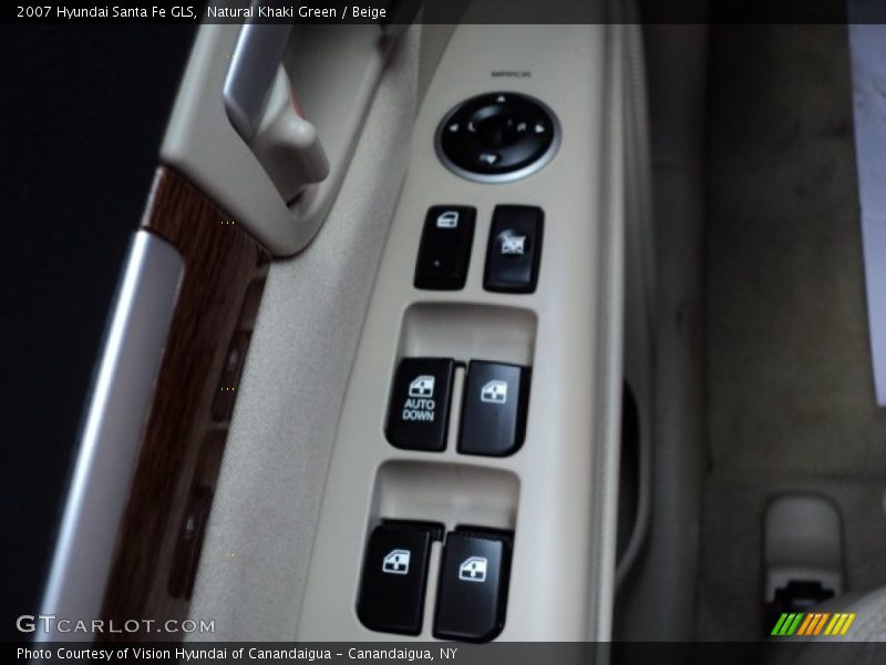 Natural Khaki Green / Beige 2007 Hyundai Santa Fe GLS