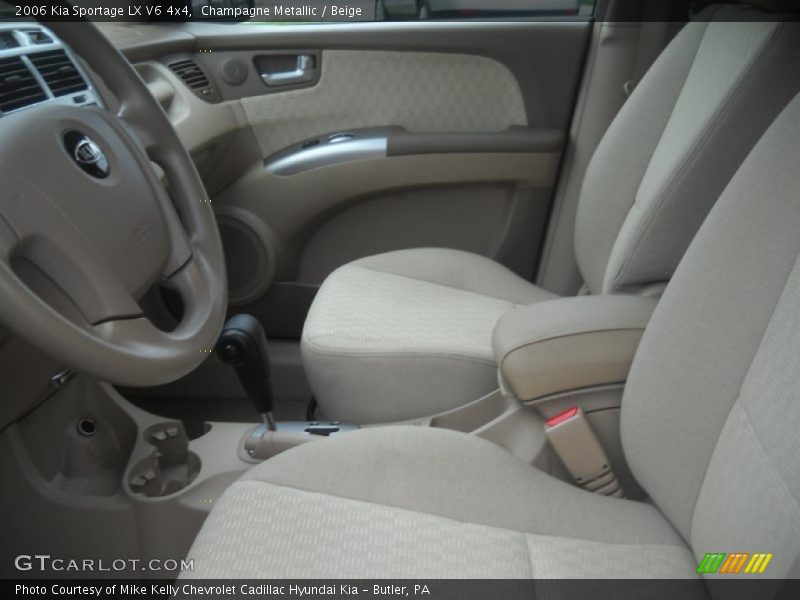 Champagne Metallic / Beige 2006 Kia Sportage LX V6 4x4