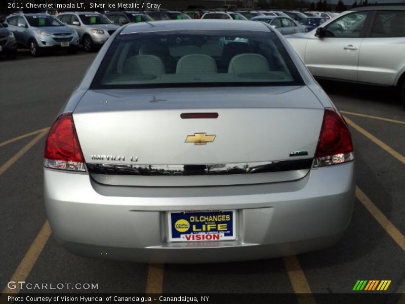 Silver Ice Metallic / Gray 2011 Chevrolet Impala LT