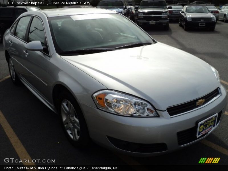 Silver Ice Metallic / Gray 2011 Chevrolet Impala LT