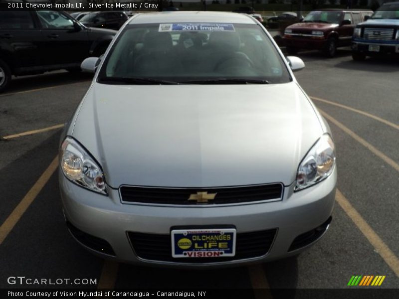 Silver Ice Metallic / Gray 2011 Chevrolet Impala LT