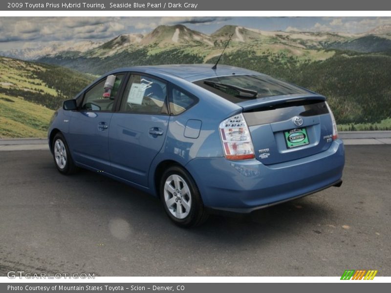 Seaside Blue Pearl / Dark Gray 2009 Toyota Prius Hybrid Touring