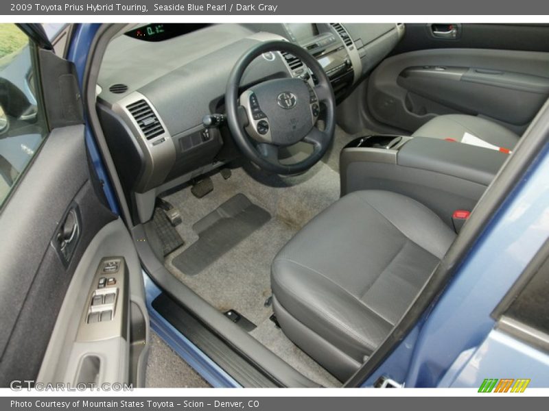 Seaside Blue Pearl / Dark Gray 2009 Toyota Prius Hybrid Touring