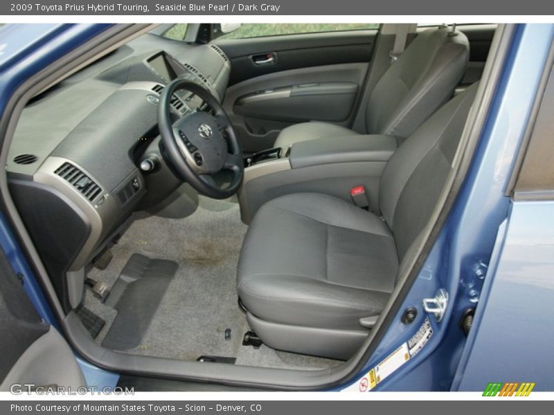 Seaside Blue Pearl / Dark Gray 2009 Toyota Prius Hybrid Touring
