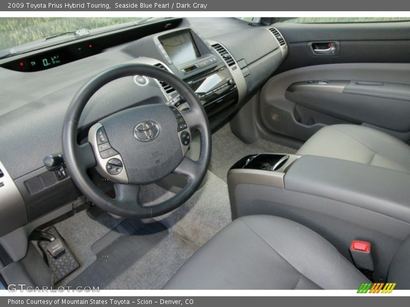 Seaside Blue Pearl / Dark Gray 2009 Toyota Prius Hybrid Touring