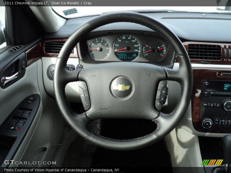 Silver Ice Metallic / Gray 2011 Chevrolet Impala LT
