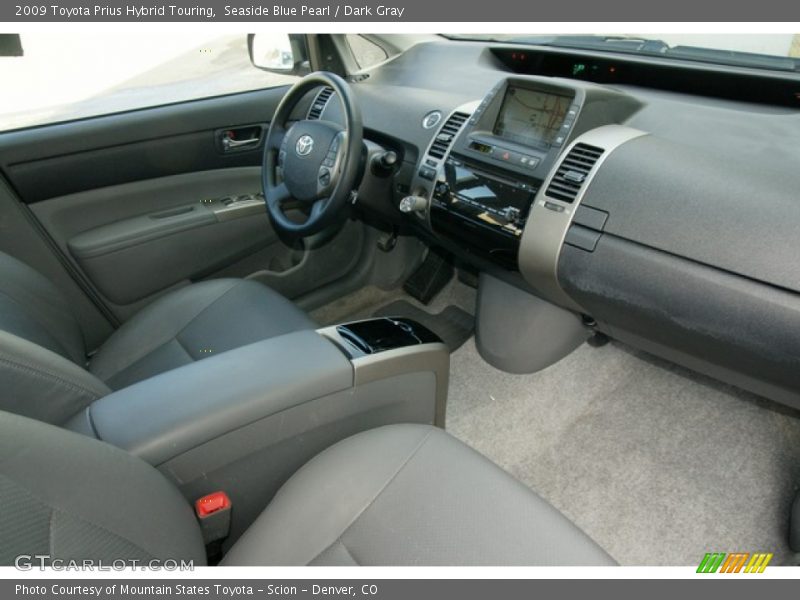 Seaside Blue Pearl / Dark Gray 2009 Toyota Prius Hybrid Touring