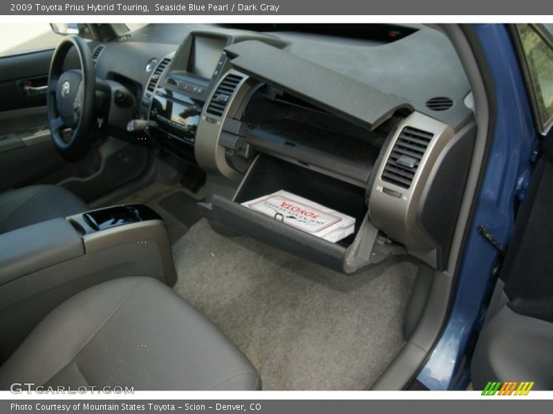 Seaside Blue Pearl / Dark Gray 2009 Toyota Prius Hybrid Touring