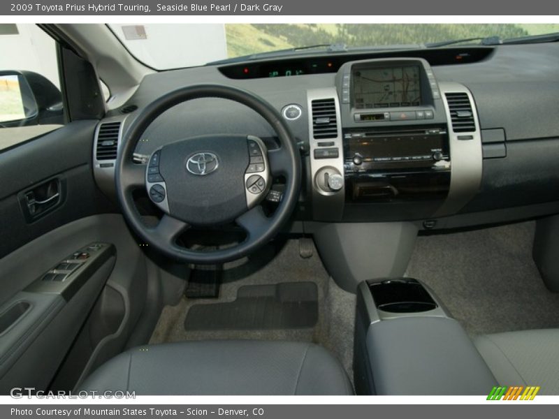 Seaside Blue Pearl / Dark Gray 2009 Toyota Prius Hybrid Touring