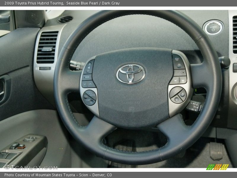 Seaside Blue Pearl / Dark Gray 2009 Toyota Prius Hybrid Touring