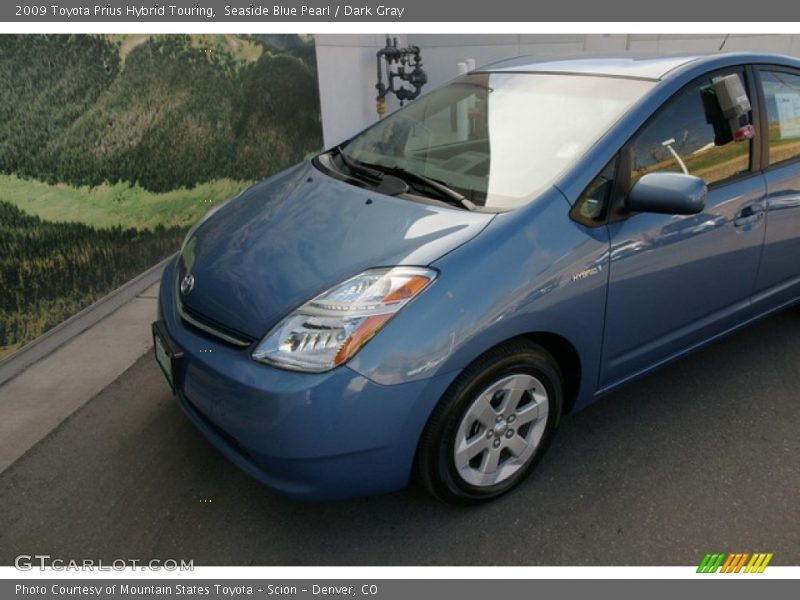 Seaside Blue Pearl / Dark Gray 2009 Toyota Prius Hybrid Touring