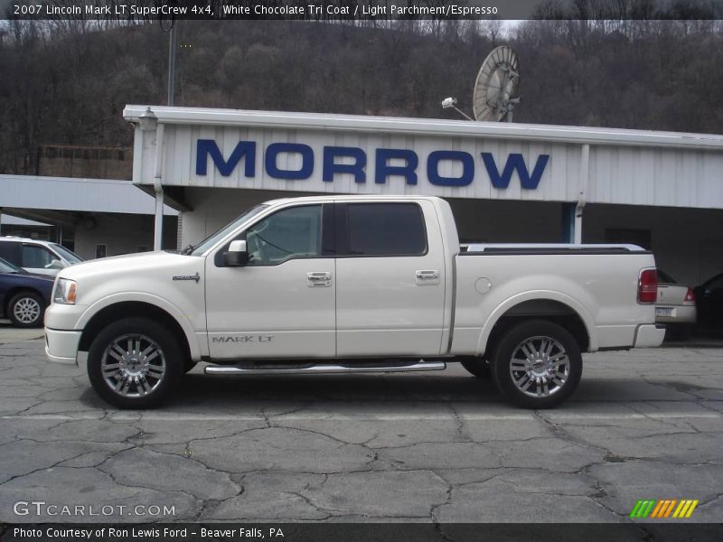 White Chocolate Tri Coat / Light Parchment/Espresso 2007 Lincoln Mark LT SuperCrew 4x4