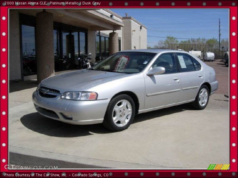 Platinum Metallic / Dusk Gray 2000 Nissan Altima GLE