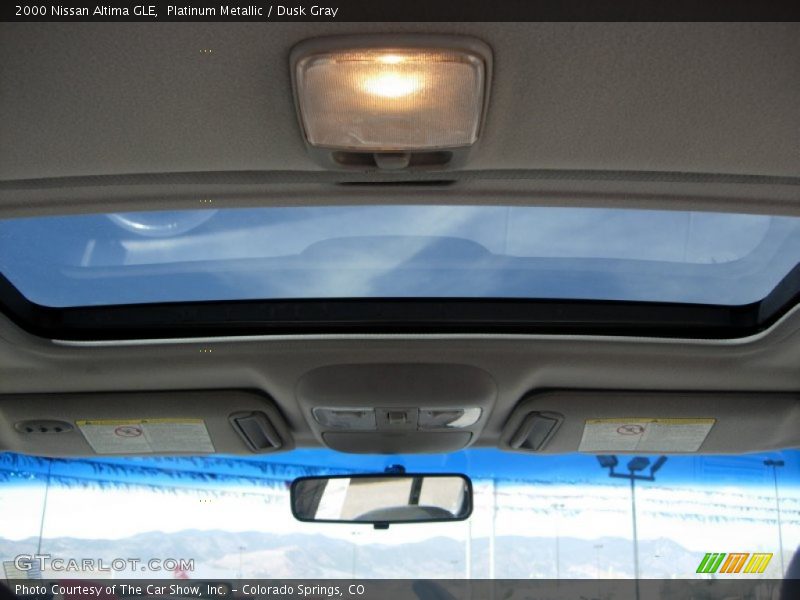 Platinum Metallic / Dusk Gray 2000 Nissan Altima GLE