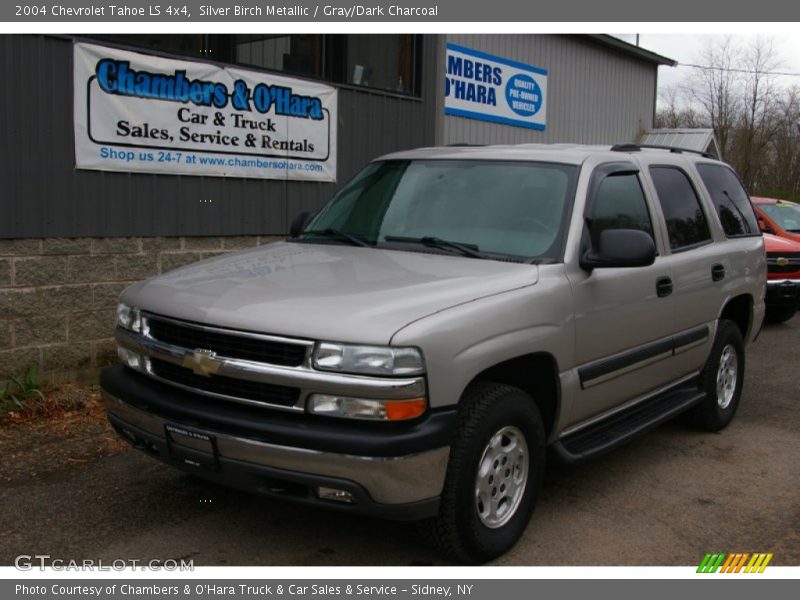 Silver Birch Metallic / Gray/Dark Charcoal 2004 Chevrolet Tahoe LS 4x4