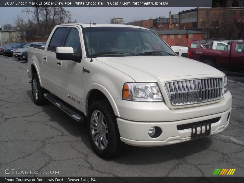 White Chocolate Tri Coat / Light Parchment/Espresso 2007 Lincoln Mark LT SuperCrew 4x4